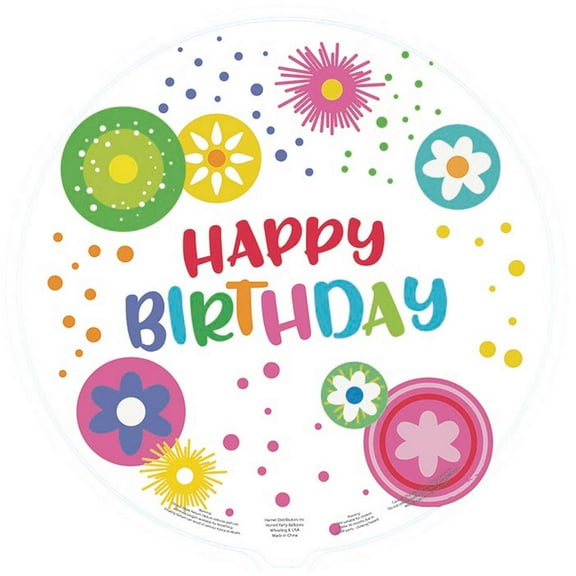 Harnel 18" Birthday Mylar Balloons for all ages - Pack of 10