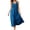 Royal Blue, variant on Mist Azur Women's Nightgown Sleeveless Sleepshirt Long Maxi Pajama Dress Nightshirt V-Neck Soft Lace Loose Nightgown Sleepwear 3757