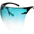 thumbnail image 4 of zeroUV - Protective Face Shield Full Cover Visor Glasses/Sunglasses (Anti-Fog/Blue Light Filter) (Teal/Fade), 4 of 4