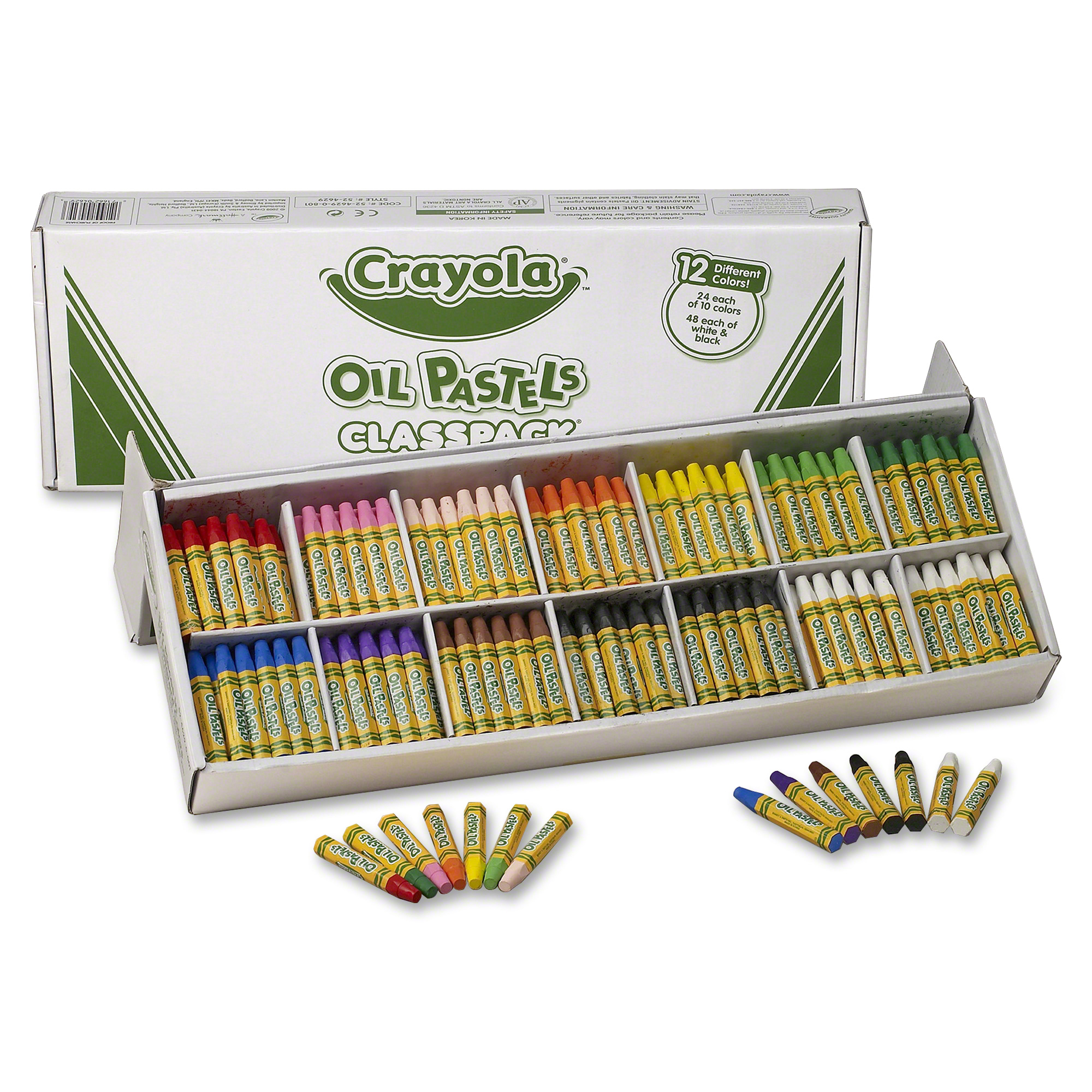 Crayola Classpack Oil Pastels Bulk Set, 336 Count photo 2