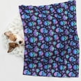 thumbnail image 6 of Naloa Skull flower funny Dog Blanket, 3 Sizes Cat Blanket for Indoor Cats Large Medium Small Dog Gifts-Large, 6 of 8