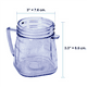 thumbnail image 3 of Paquete de 4 piezas de repuesto para la mayoría de los accesorios de licuadora Izer compatibles con 1 taza de mini jarra de plástico, 3 of 8