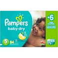 thumbnail image 2 of Pampers Baby Dry Diapers, Size 5, 84 Diapers, 2 of 7