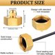 thumbnail image 3 of High Pressure Brass Connection 3/4 Inch Female To 1/4 Inch Male Bolted Garden Hose Adapter, 3 of 4