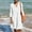 White, variant on Summer Dresses for Women With Pockets Under $10 V-Neck Casual Loose 3/4 Sleeve Dresses