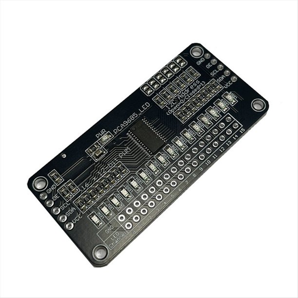 Módulo PCA9685, Controlador LED de 16 Bits Controlado por MCU, Placa de Verificación de Desarrollo, Módulo PWM de 16 Bits
