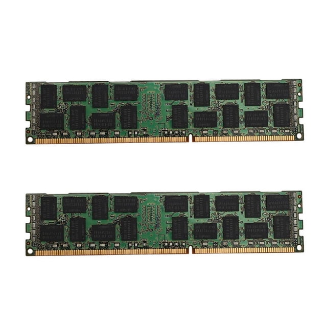 2 memorias RAM DDR3 de 8 GB, 1333 MHz, ECC, PC3L-10600R, 1,35 V, 2RX4, REG, ECC, para servidor y estación de trabajo