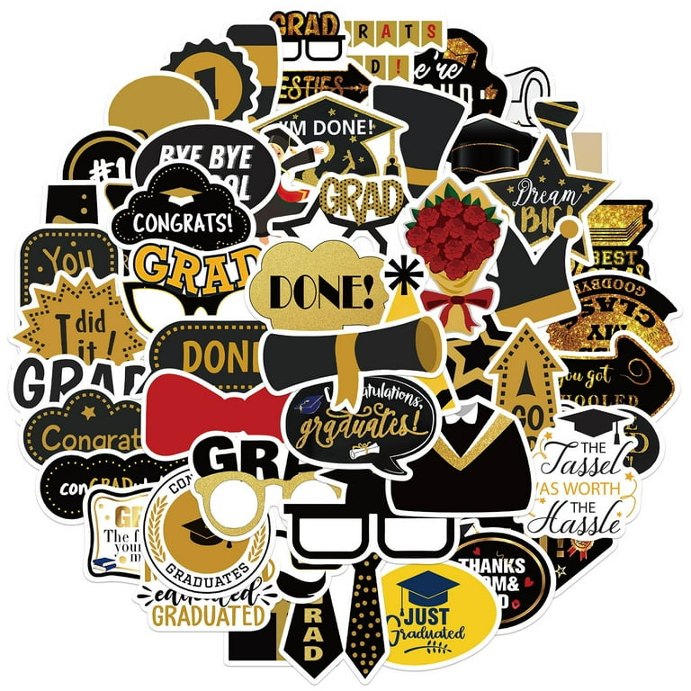 Printable Graduation Stickers