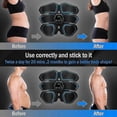 thumbnail image 4 of Ems muscle stimulator abs trainer abdominal muscle toner workout equipment men women, 4 of 4