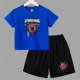 thumbnail image 3 of Conjunto de 2 piezas de camiseta y pantalones cortos deportivos para niños de Marvel Spider-Man, conjunto de verano para bebés de 3 a 12 años, ropa de marca de dibujos animados para niños, 3 of 5