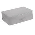thumbnail image 4 of Bolsa de almacenamiento de ropa Soledad Organizador debajo de la cama Gris extendido, 4 of 10