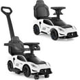 thumbnail image 1 of OLAKIDS 3 in 1 Push Car for Toddlers, Licensed Maserati Baby Stroller Sliding Walking Car with Push Handle, Horn, Music, Underneath Storage, Foot-to-Floor Ride on Toys for Boys Girls, 1 of 9