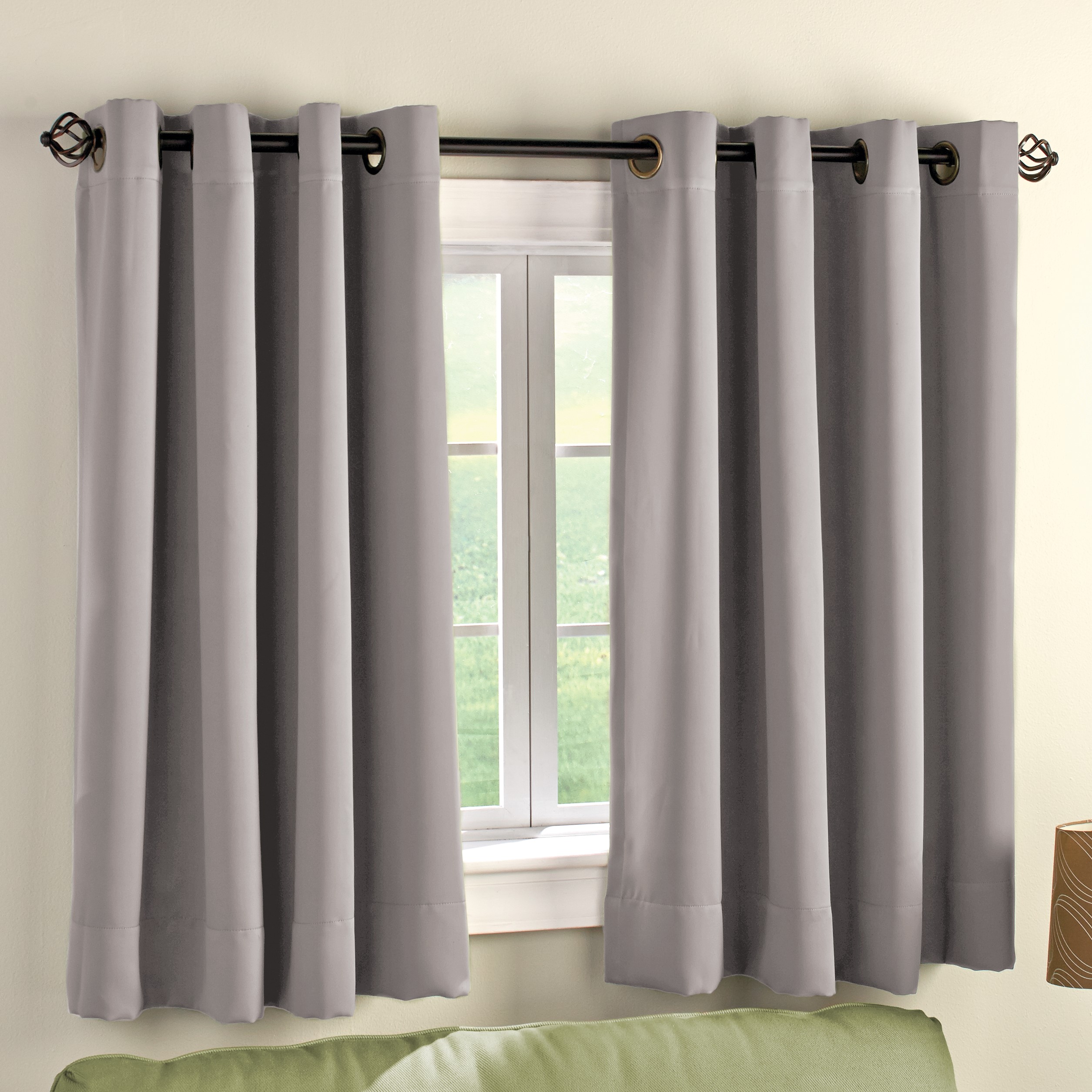 Ricardo Tacoma Double Blackout Grommet Top Curtain Panel Driftwood 45 Long Walmart Com