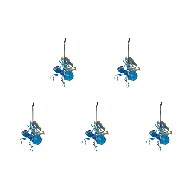 Lámpara Solar para Insectos Al Aire Libre Luces Colgantes Césped Exterior () Azul