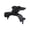 Black, variant on Flight Tail Wing, Aerodynamic Stabilizer for Increased Speed, -Light 5.4g Clip-on Drone Accessory, Quick Install Rear Fin for FPV Racing & Dynamic Flight