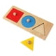 thumbnail image 5 of Juguete Montessori Apilable, Rompecabezas de Formas Geométricas, Material de Aprendizaje Educativo para Niños Placa rectangular, 5 of 6
