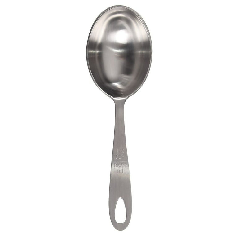 Rush Adjustable Sliding Measuring Spoon Double End With Scale, Nine Stalls  All in One Handheld Measuring Scoop Adjustable Measuring Dry Semi-Liquid