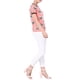 thumbnail image 4 of INSPIRE CHIC Camiseta de Ringer de Manga Corta con Estampado de Gatos de Mascota para Mujeres M Coral Rosa, 4 of 6