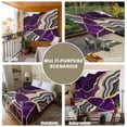 thumbnail image 6 of Purple Marble Tapestry for Bedroom Wall Hanging Tapestry, Grey Gold Texture Vintage Farmhouse Art Ceiling Backdrop Tapestries Poster Blanket Wall Decor for Teens Room Living Room Dorm 51" x 59", 6 of 8