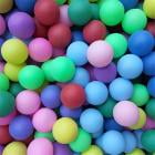 15 Pack Colored Table Tennis Balls, Entertainment Sports Balls, Polypropylene Plastic Balls for Group Games Party Advertising Activities