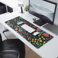 thumbnail image 4 of Charming Garden Flowers Mouse Mat - Soft, Non-Slip Rubber Base for Stability, Easy to Slide, Splash Resistant, Unique Design, Portable, Perfect for Computers, 31.5x11.8 Inch, 4 of 7