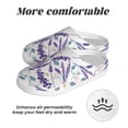 thumbnail image 6 of Kdxio Lavender Flowers Women's Men's Slippers Plush Slip-On House Slipper for Winter Indoor Soft Cushion Non-slip Fluffy Slides Slippers-37/38, 6 of 7