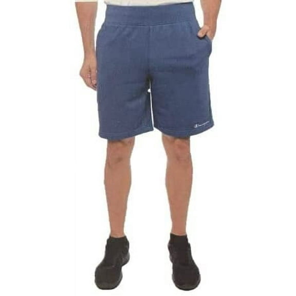 Champion Men's French Terry Short (Shield Blue, M)