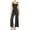 Black/Multi, variant on Aqua Womens Floral Ruffled Jumpsuit