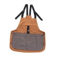 thumbnail image 2 of Elodie Kitchen Apron Front Pocket Multipurpose for Women Men for Shop Cafe Crafting caramel, 2 of 8
