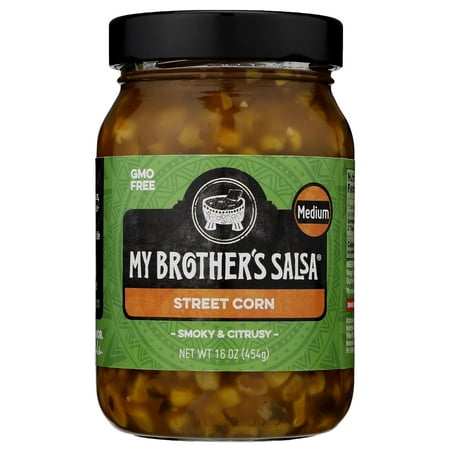 Pack of 6, My Brothers Salsa Street Corn Salsa, 16 oz