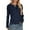 Navy, variant on EDFBUYKRS Women Tops Long Sleeve Dressy Casual- 2026 Fall Fall Women's Loose Blouses Long Sleeved Button Down Shirt Leaves Printed Tunic Tops Female Autumn S