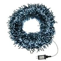 Kurt Adler 3000-Light 98-Foot Cluster Garland with Cool White LED Lights
