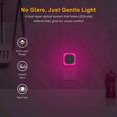 thumbnail image 2 of Luz nocturna YUNLEX, paquete de 2, con sensor de movimiento, brillo rosa, 2 of 7