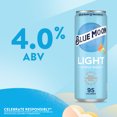 thumbnail image 2 of Blue Moon Light Craft Beer, 12 Pack, 12 fl oz Aluminum Cans, 4% ABV, 2 of 6