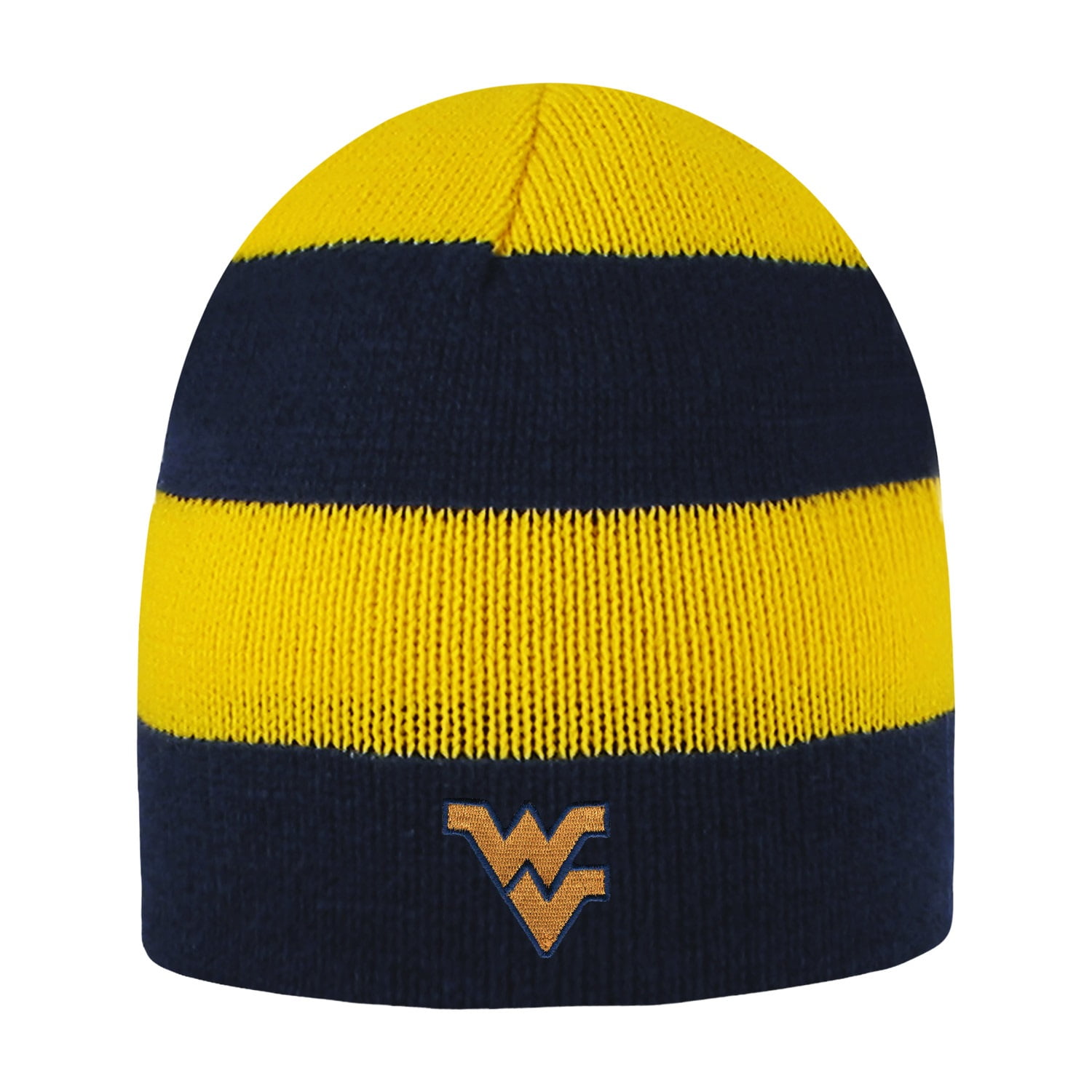 West Virginia University Rugby Striped Knit Beanie by