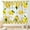 Yellow, variant on Autumn Curtains Rod Pocket Blackout Room Darkening Curtains with Fall Forest Fallen Leaves Tree Print Pattern Nature Landscape Theme Window Drapes for Bedroom Living Room 2 Panels 52 x 63 Inch