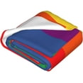 thumbnail image 4 of Pride Blanket Rainbow Flannel Fleece Blankets and Throws for Women Men Bed Sofa All Season Use 60"x50", 4 of 5