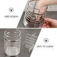 thumbnail image 6 of WRITWAA Home Kitchen Utensil Organizer Silver 1Pcs 6.5x4.3x4.3in, 6 of 6