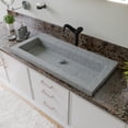 thumbnail image 1 of ABCO40TR 40" Solid Concrete Gray Matte Trough Sink for the Bathroom, 1 of 5