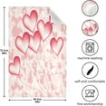 thumbnail image 4 of Soft Absorbent Reusable Kitchen Towels, Set of 6|28x18 in, Valentine's Day Red Hearts Dining Kitchen Living Room Tea Towels Dish Towels Decorative Towels, 4 of 7