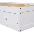 thumbnail image 4 of Dtwnek Twin Size Platform Storage Bed with 3 Drawers, White, 4 of 8