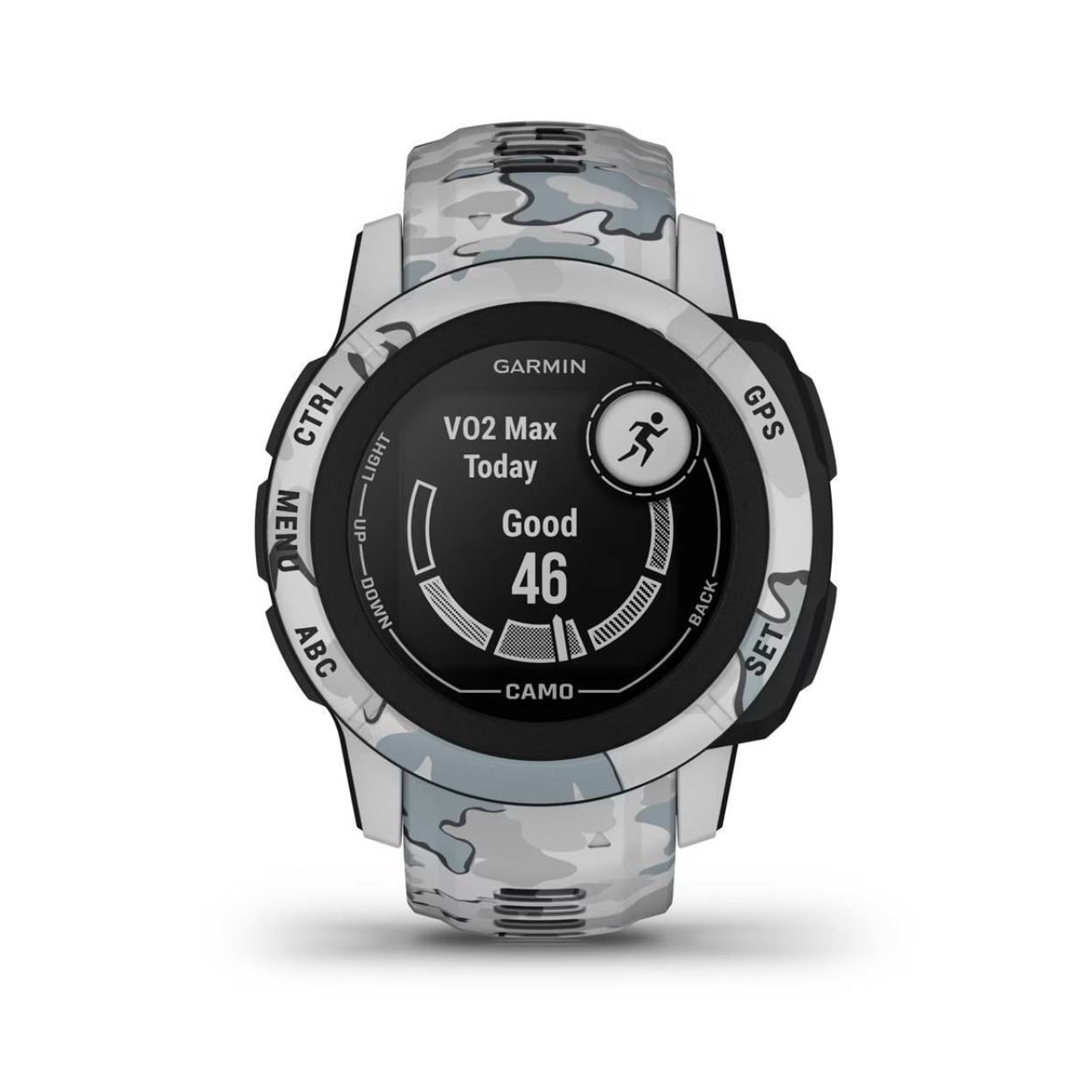 Restored Garmin Instinct 2S Camo Edition Multi-GNSS GPS Smartwatch - Mist Camo (Refurbished)