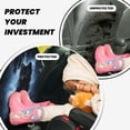thumbnail image 4 of Xecao Night Scene of Wolves Pattern Car Seat Back Protector 2 Pack Large Capacity Pocket, Kick Mats Back Seat Protector, 4 of 8