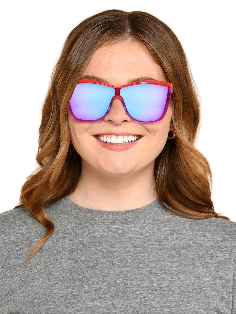 Panama Jack® x Foster Grant® Pink Shield Women's Sunglasses with