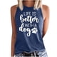 thumbnail image 1 of Camiseta Sin Mangas Para Mujer Sin Mangas Cami Tops Moda Casual Impreso Señoras Cuello Redondo Chaleco Camiseta Odeerbi  ODB157714, 1 of 5