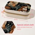 thumbnail image 5 of Squirrel Velvet Portable Jewelry Stand with Removable Compartment - Travel Organizer, Earring Holder, and Organizer Box - Gift, 5 of 7