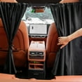thumbnail image 5 of Universal Car Sun Shade Curtain Set for All Vehicles - Heat Insulation Privacy Divider with Easy Rope Installation Includes Front Partition and Rear Window Shades with Storage Bag, 5 of 8