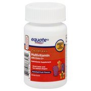 Equate: Multivitamin Supplement With Extra C Chewables Children's Multivitamin, 60 ea