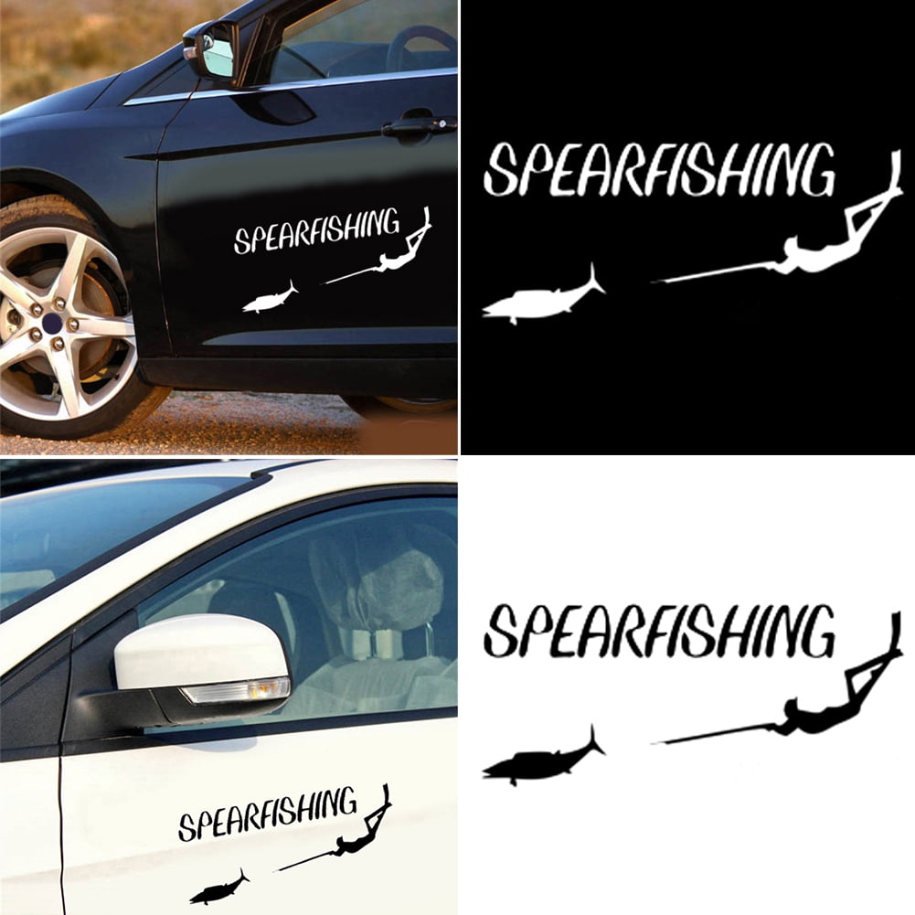Cool Spearfishing Freediving Spearfish Car Reflective Decal Sticker