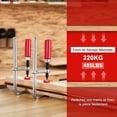 thumbnail image 3 of Portable Clamping Option, Versatile Track Saw Rails Clamp with Non Marring Plastic Pads, 220kg Clamping Force, Ergonomic Wooden Handle, for Guide Rail and MFT Guide Rail System (160x60mm), 3 of 5
